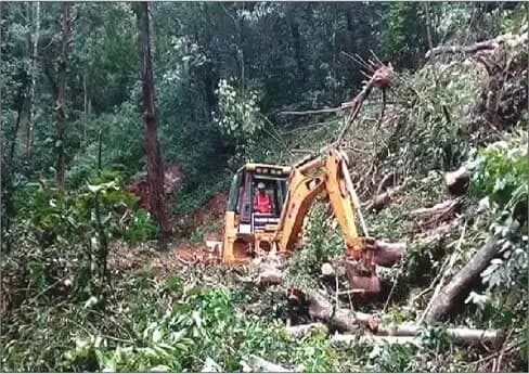 The Cat 424B2 getting the job done